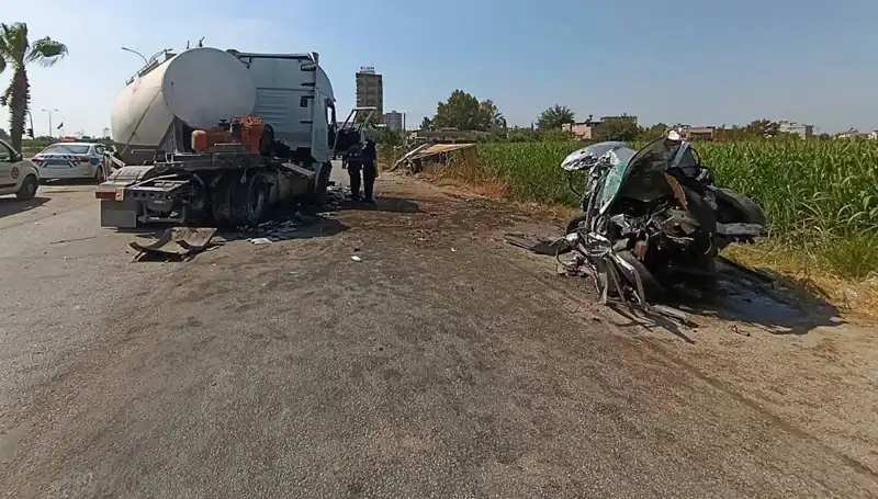 Adana'da Tanker ile Otomobil Çarpışması: Feci Kaza Bilançosu Ortaya Çıktı