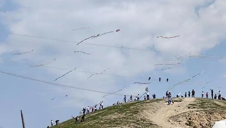 Renkli Uçurtmalarla Dolu Uçurtma Şöleni Görsel Şölen Sunuyor
