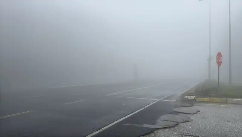 Bolu Dağı’nda Yoğun Sis, Görüş Mesafesini Düşürdü!