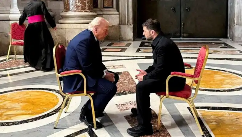 Zelenski, Trump ile Vatikan'daki Görüşmesini Övgüyle Anlattı!