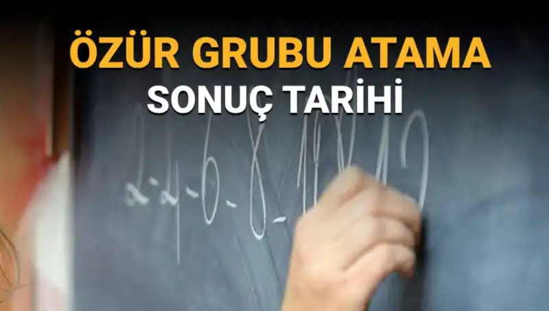 Özür Grubu Atama Sonuçları Açıklanıyor: Tarih ve Süreç Detayları