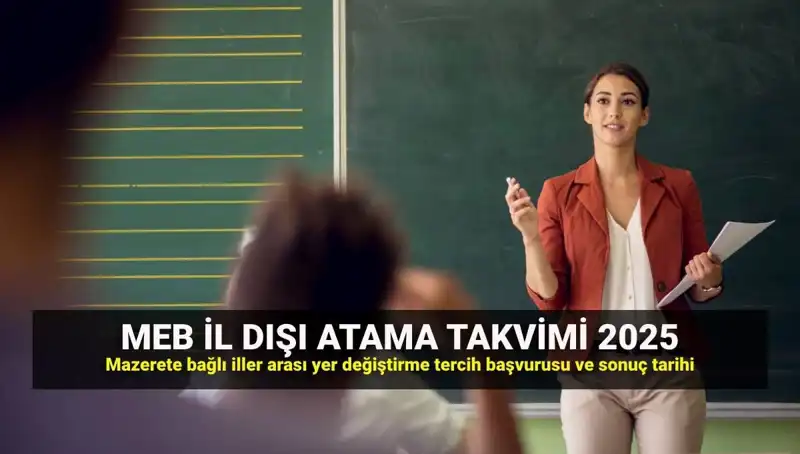 2025 MEBBİS İle Öğretmenlerin İllere Göre Yer Değiştirme Süreci Başlıyor