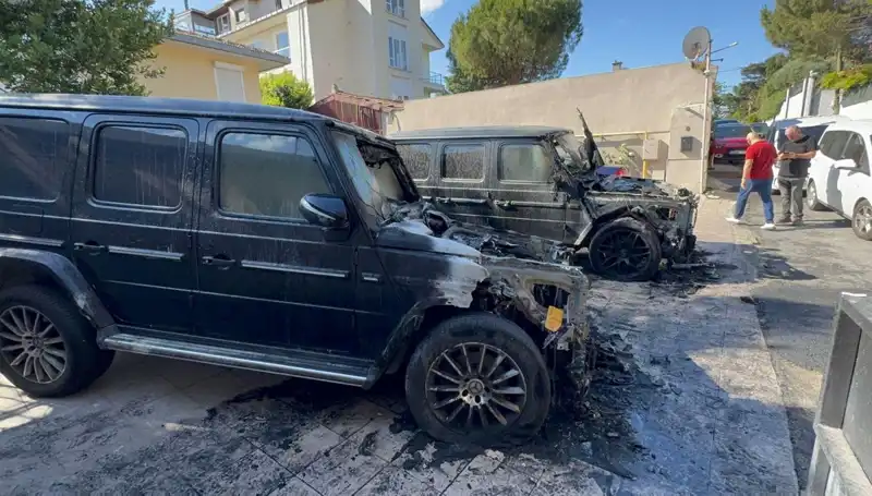 İş İnsanlarından Tepki Çeken Eylem: 30 Milyon Liralık Cipler Alev Aldı!